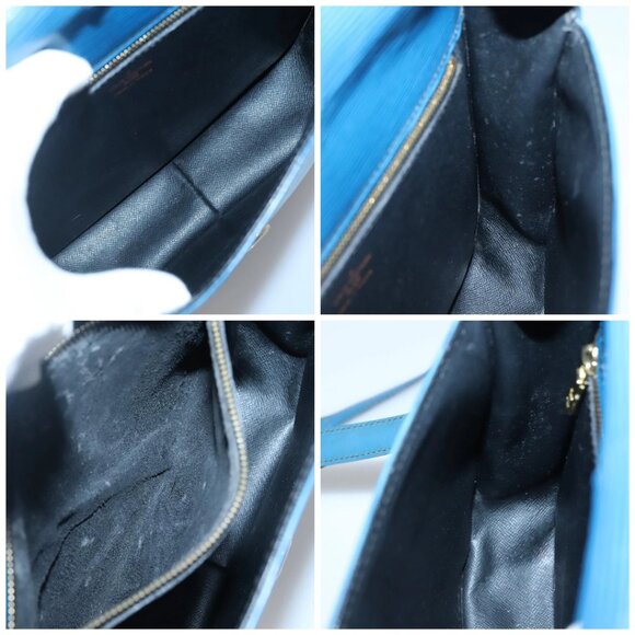 LOUIS VUITTON Epi Saint Cloud GM Shoulder Bag Toledo Blue  LV Auth - Picture 16 of 16
